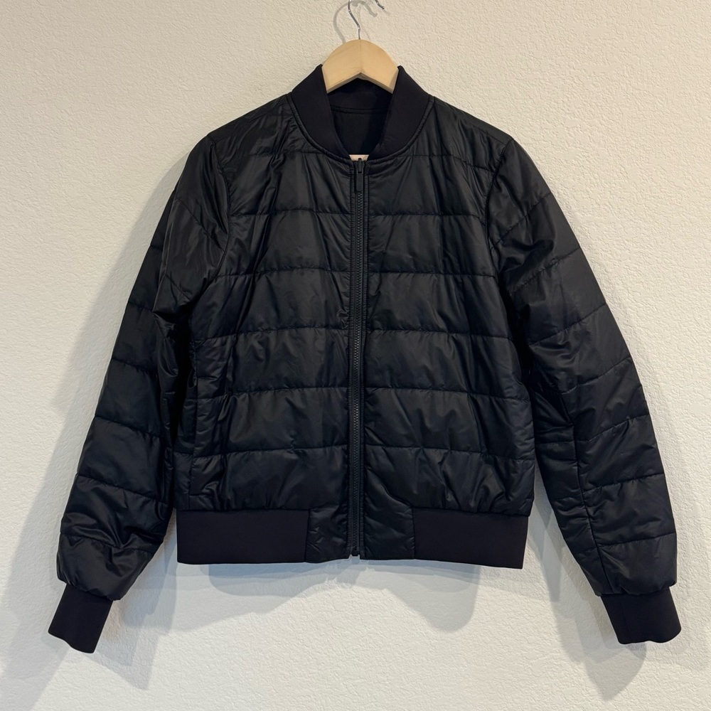 Lululemon Non-Stop Bomber Jacket Textured in
Black Size 10 - Picture 2 of 10